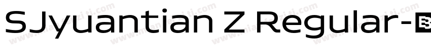 SJyuantian Z Regular字体转换